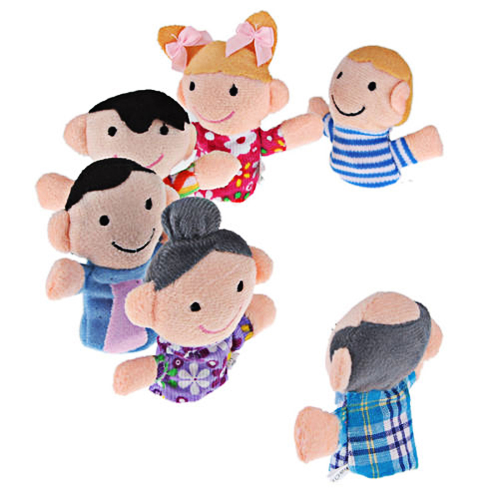 Finger Family Puppets Set (6 pcs) Kid Loves Toys