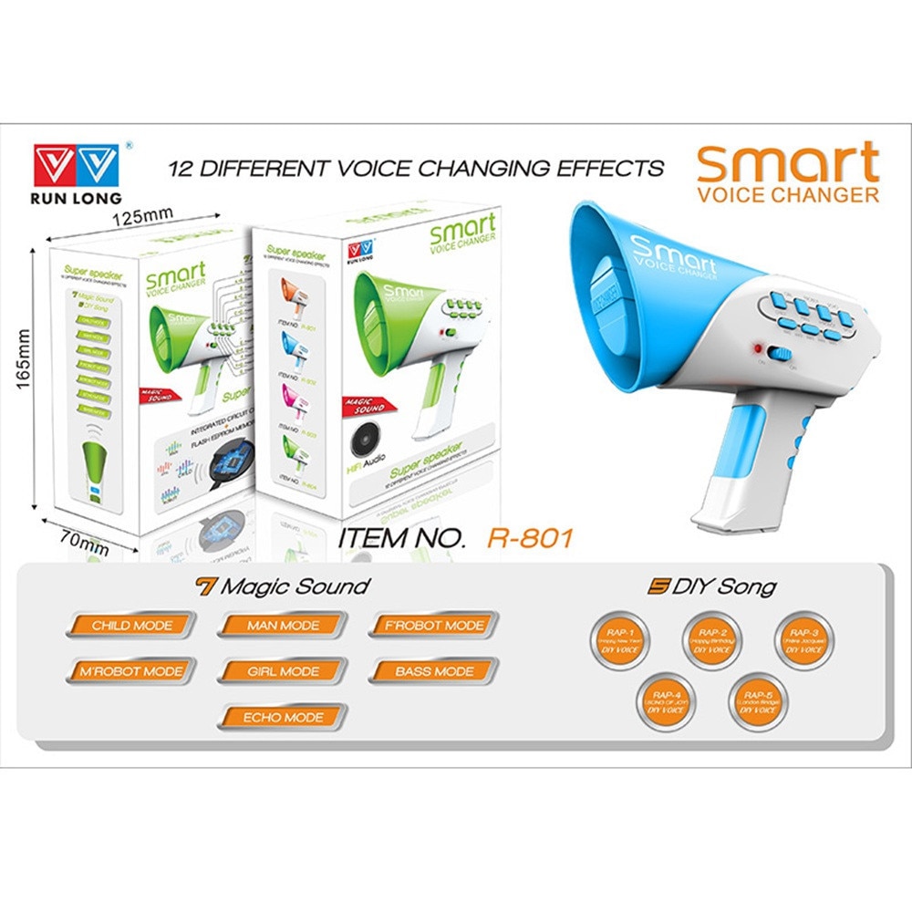 Loudspeaker 7 Different Voice Changers for Kids - Kid Loves Toys