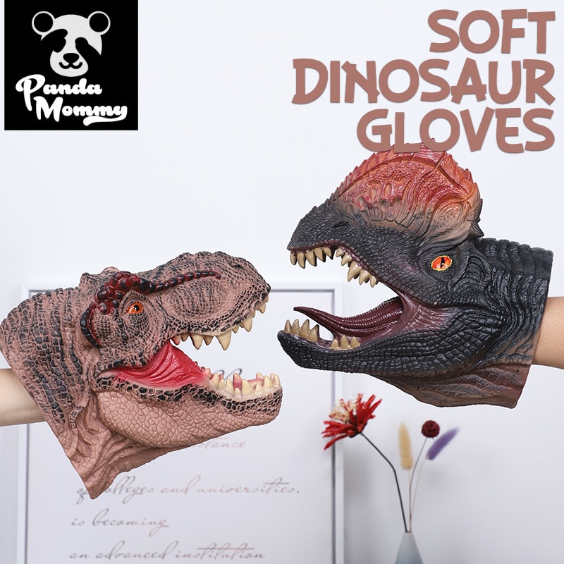 Plastic Dinosaur Hand Puppets (6 Kinds) Kid Loves Toys