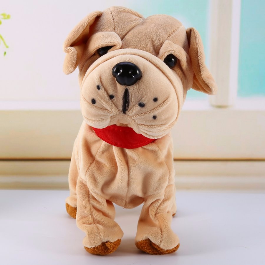 electronic stuffed dog