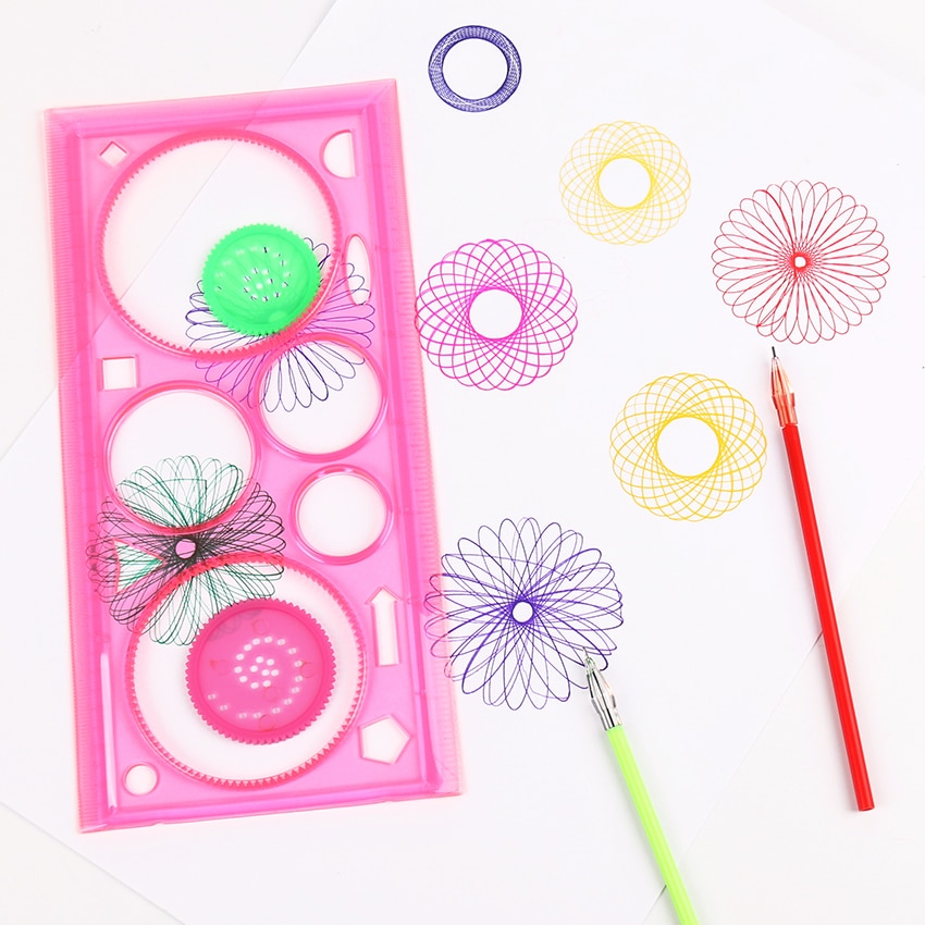 Spirograph Geometric Ruler Drafting Tools for Kids - Kid Loves Toys