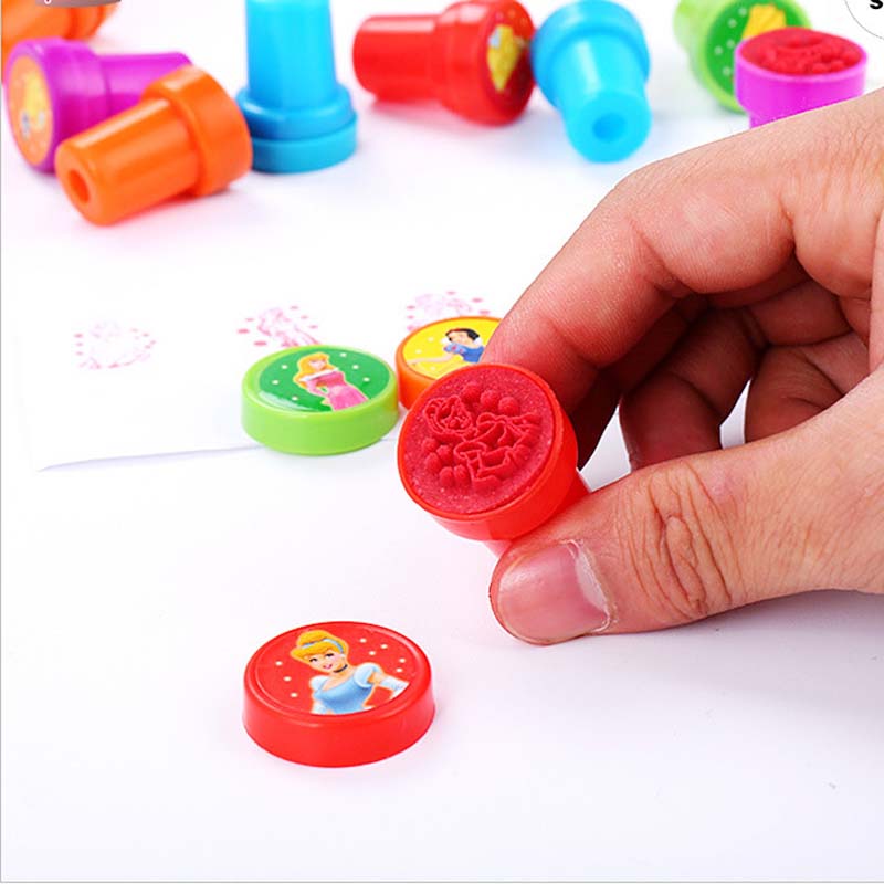 DIY Self ink Stamps with Different Characters - Kid Loves Toys