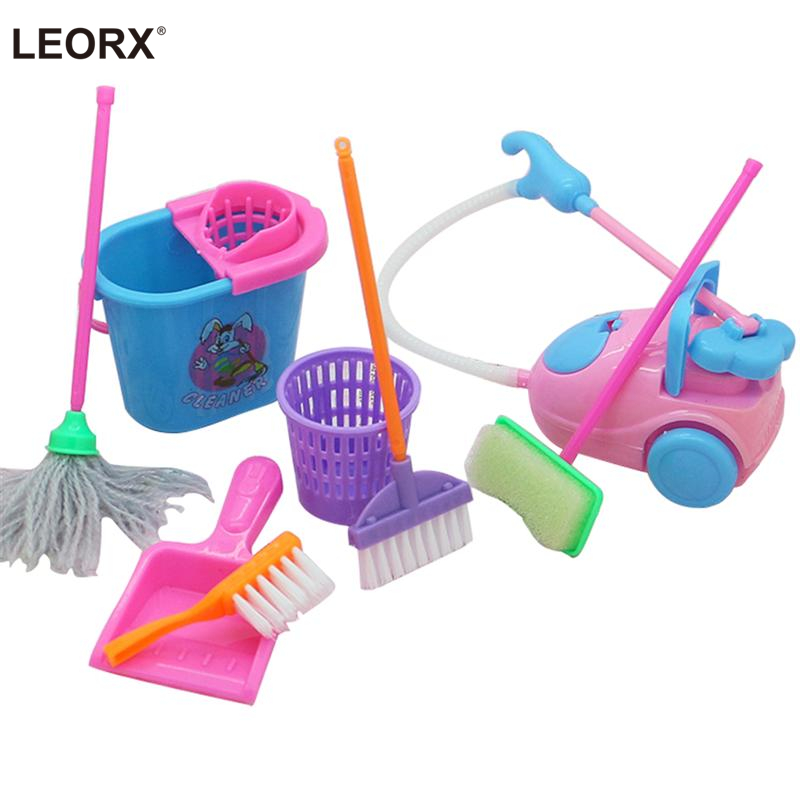 kids mop and broom