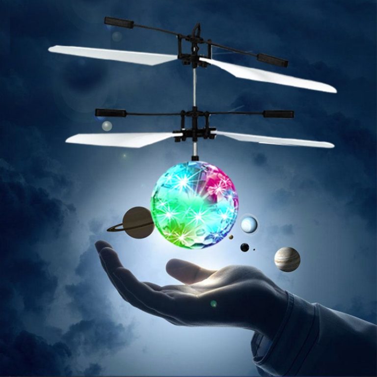 Glowing LED Magic Electronic Flying Ball Kid Loves Toys