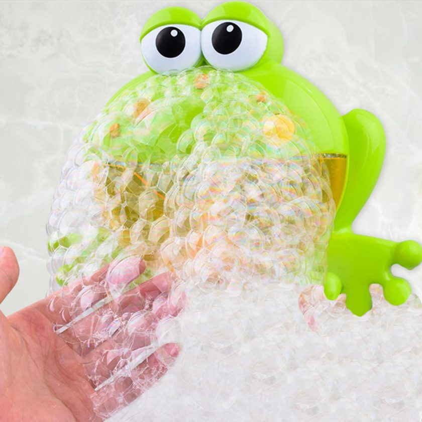 Baby Bath Toys Funny Bubble Maker Frog with Music Kid Loves Toys