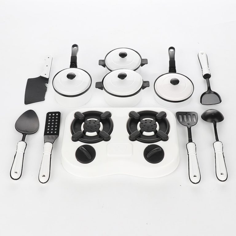 Kitchen Cookware Set Pretend Play (11 pcs) Kid Loves Toys