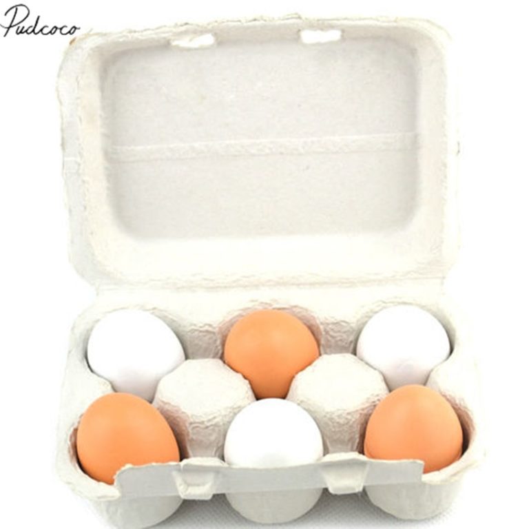 Wooden Egg Set Pretend Play Toys Kid Loves Toys