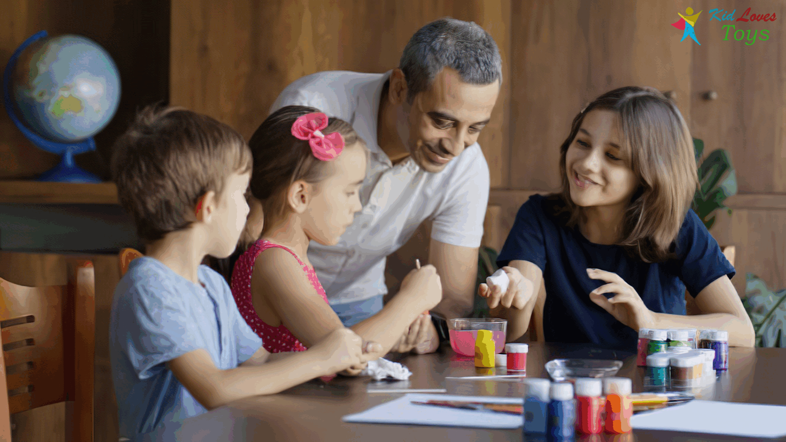 Kids of all ages engaging in educational and imaginative play